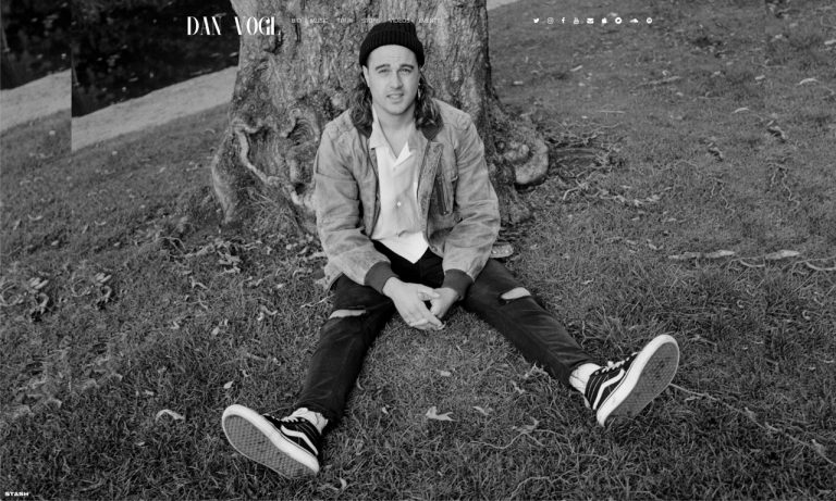 danvoglmusic.com – Tumblr blog using the Young Blood Tumblr theme by Stash Themes