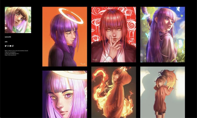 sanochii.tumblr.com – Tumblr blog using the Ten Toes Tumblr theme by Stash Themes