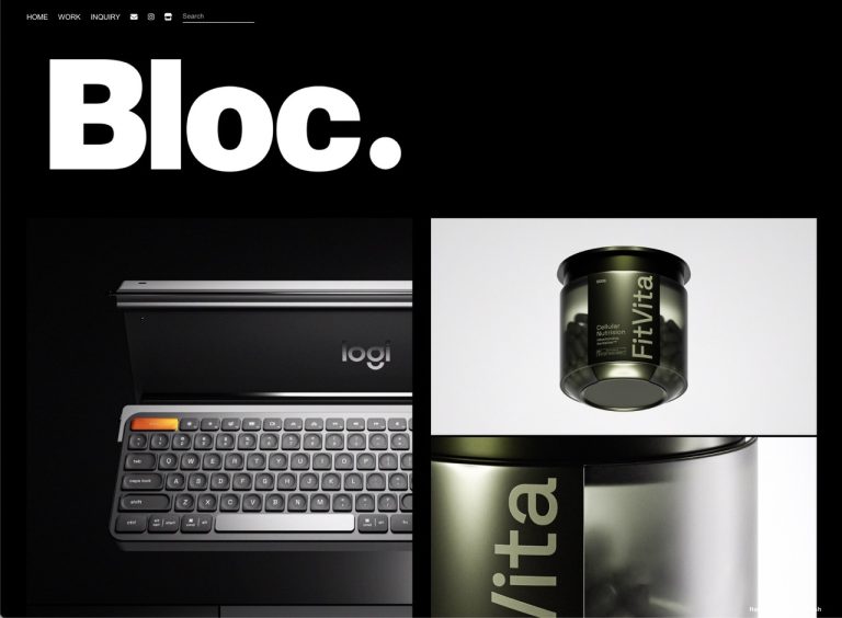 bloccreation.tumblr.com – Tumblr blog using the Hatfield Tumblr theme by Stash Themes