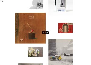 Kiss Tumblr theme preview – blog and magazine layout, premium Tumblr theme by Stash Themes