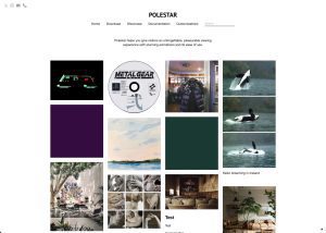 Polestar Tumblr theme preview – blog and magazine layout, premium Tumblr theme by Stash Themes