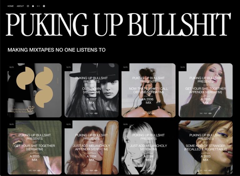 pukingupbullshit.tumblr.com – Tumblr blog using the Hatfield Tumblr theme by Stash Themes