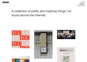 Trilogy Tumblr theme preview – blog and magazine layout, premium Tumblr theme by Stash Themes