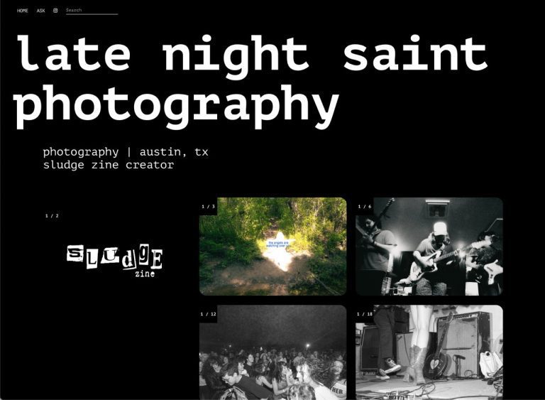 xlatenitesaintx.tumblr.com – Tumblr blog using the Hatfield Tumblr theme by Stash Themes