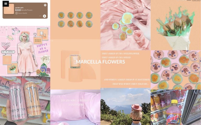 marcellagflowers.tumblr.com – Tumblr blog using the Black Coffee Tumblr theme by Stash Themes