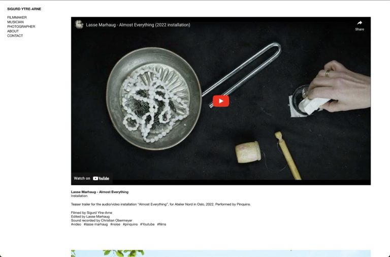 sigurdytrearne.com – Tumblr blog using the Autonomy Tumblr theme by Stash Themes