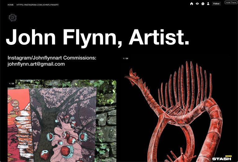 john-flynn.tumblr.com – Tumblr blog using the Hatfield Tumblr theme by Stash Themes