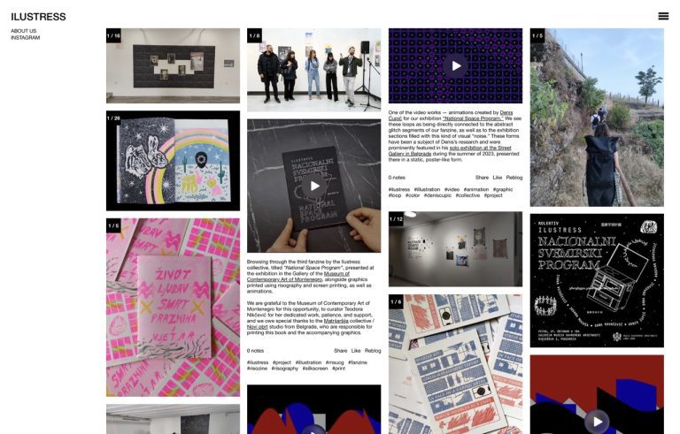 ilustress.com – Tumblr blog using the Choice Tumblr theme by Stash Themes