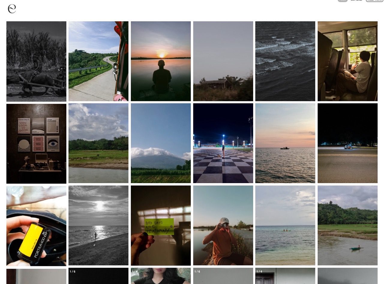 elizadvidal.com – Tumblr blog using the ImageGallery Tumblr theme by Stash Themes