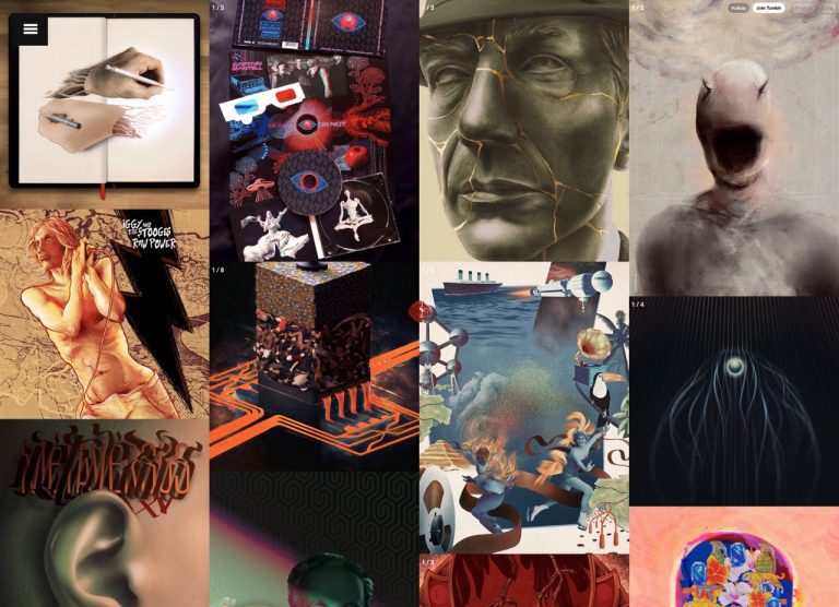 Eeviac Art portfolio using Black Coffee Tumblr Theme